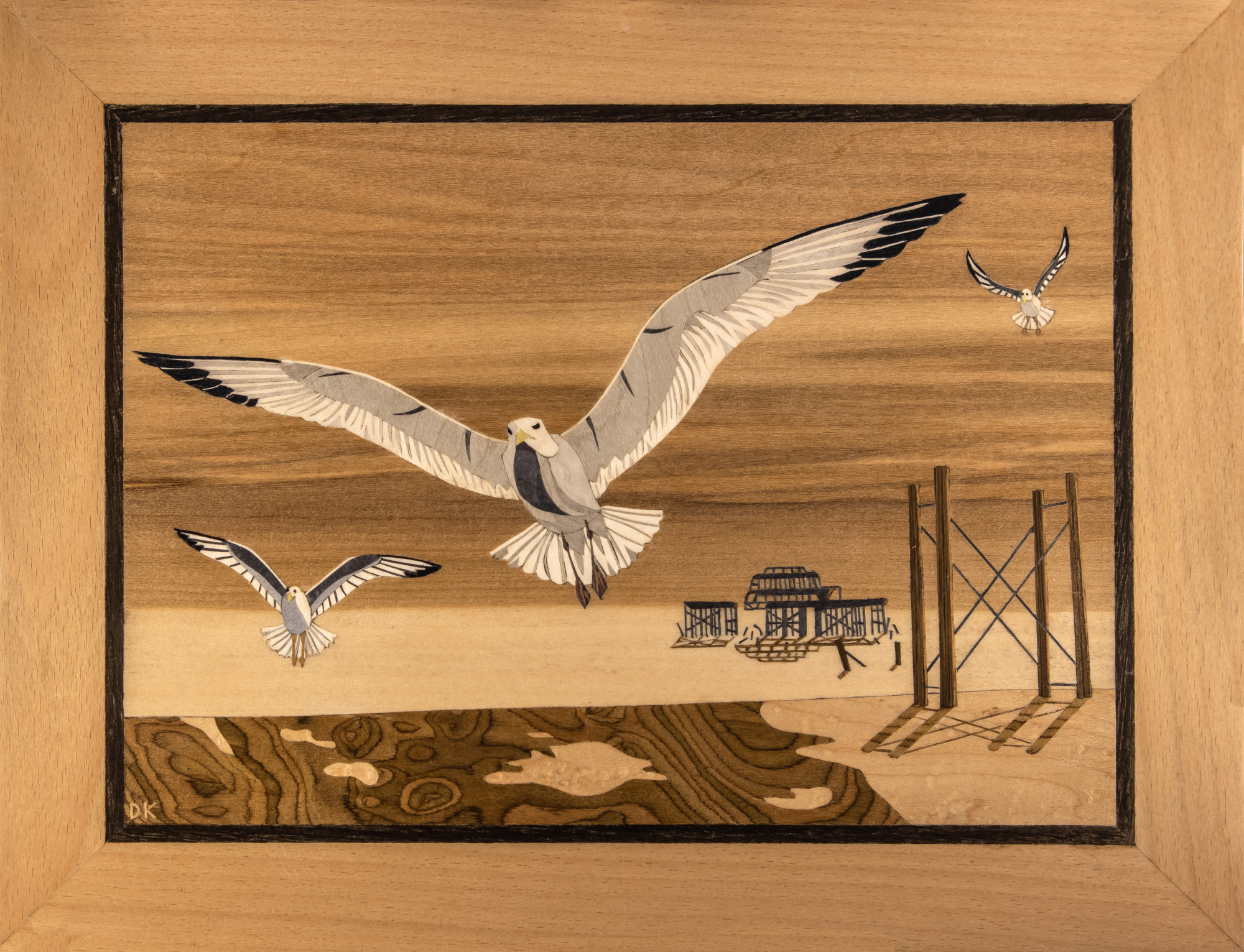 Seagulls over Brighton's West Pier.JPG